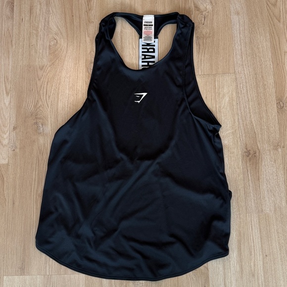 Gymshark Black and White Racerback Tank Tops - Picture 2 of 7